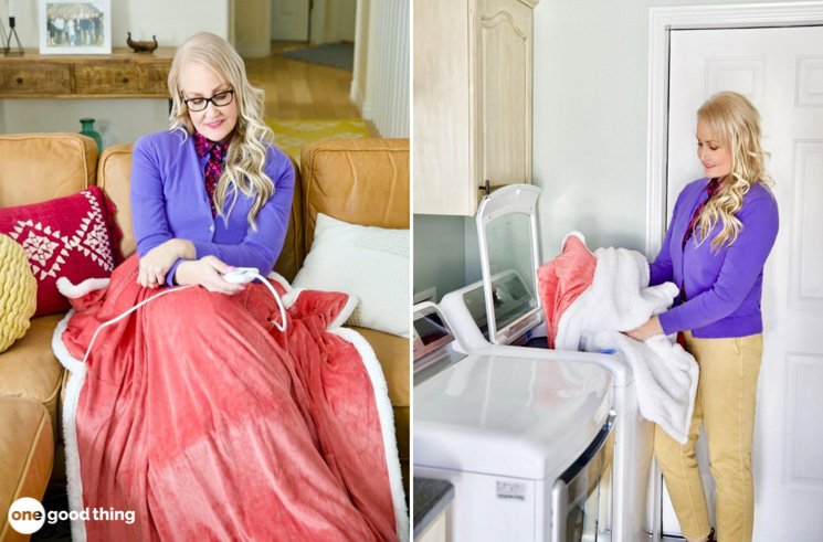 can you wash an electric heated blanket