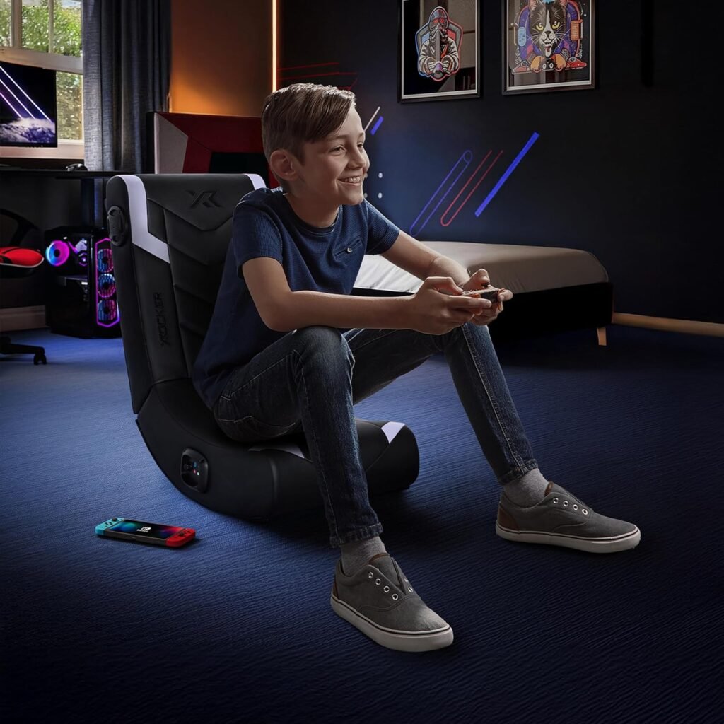 x rocker gaming chair with speakers