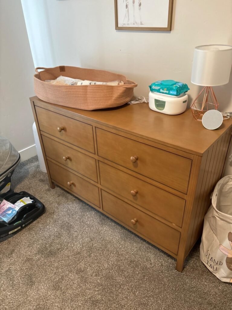 solid wood 6 drawer dresser