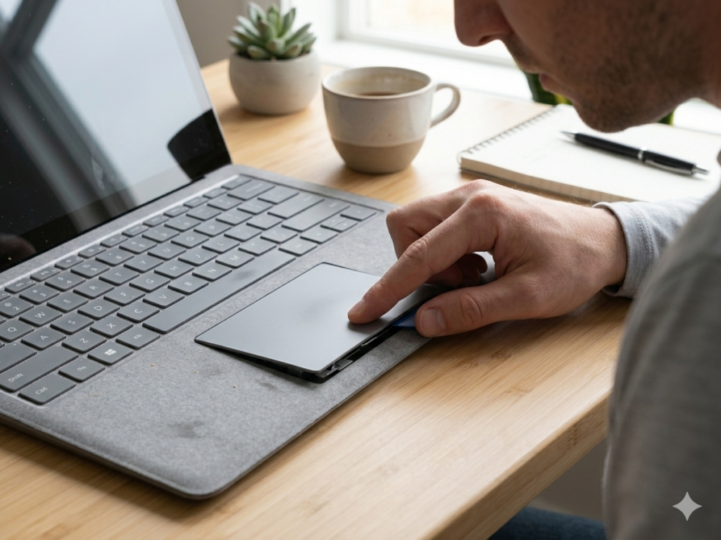 microsoft surface laptop trackpad popped out