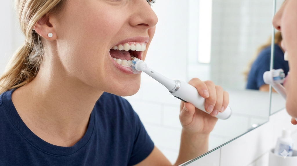 best electric toothbrushing technique