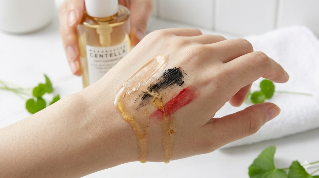 light cleansing oil centella