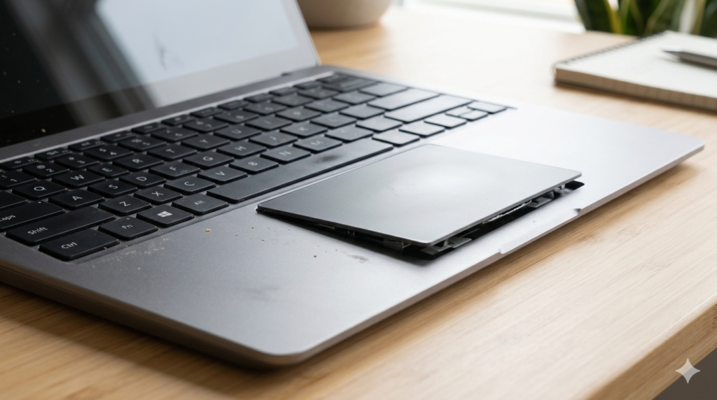 microsoft surface laptop 2 trackpad popped out