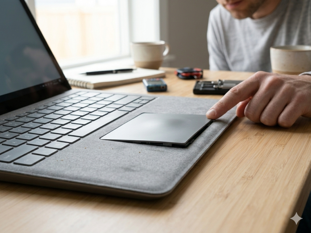 laptop display white spot